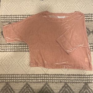 Pink velvet.  Cupcakes and cashmere brand.  XS